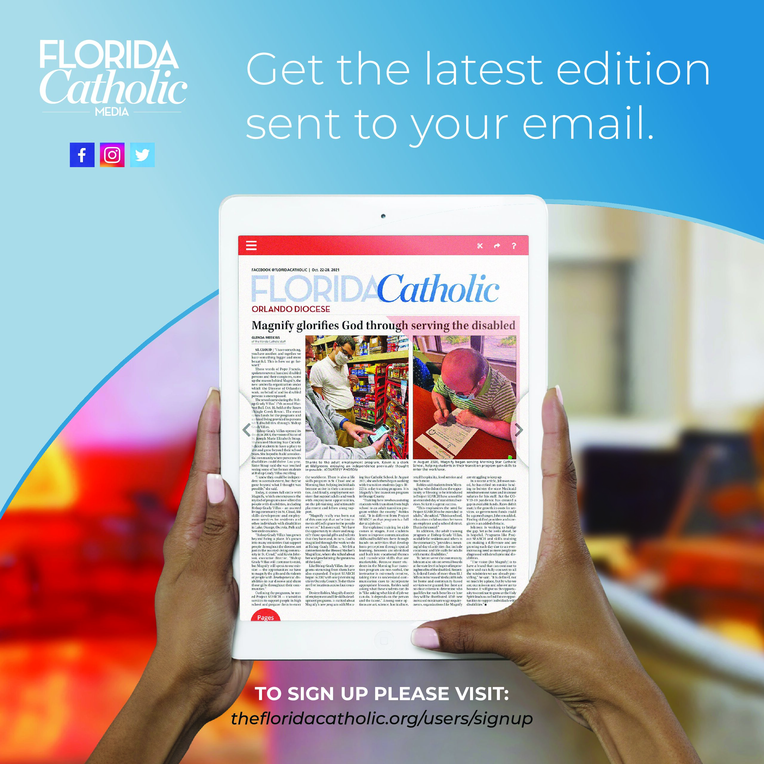 Subscribe to the Florida Catholic